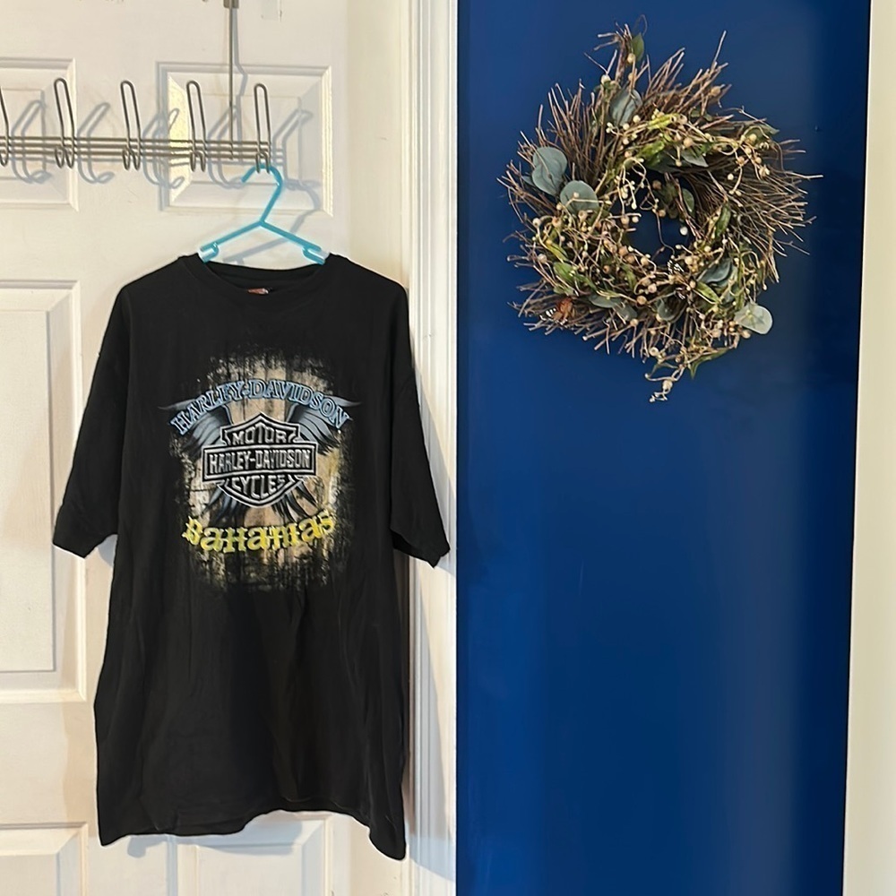 Men’s Short Sleeve Harley Davidson Bahamas Graphic T-Shirt Size XXL